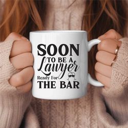 Lawyer Coffee Mug, Lawyer Funny Gift, Law School Gift, Law School Graduate Gift, Law School Mug, Bar Exam Gift