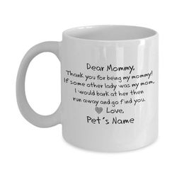 Custom Pet Coffee Mug, Custom Pet Mug, Custom Mug, Personalized Pet Cup, Custom Mug, Gift for Dog Mom, Gift for Cat Mom