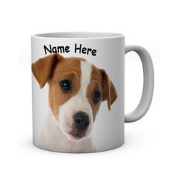 Jack Russell Terrier Mug , Personalised Funny Jack Russell Puppy Mugs Gifts Novelty Cute Dog Gifts For Him Or Her Coffee