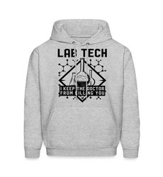 Lab Tech Hoodie. Lab Tech Gift. Medical Lab.