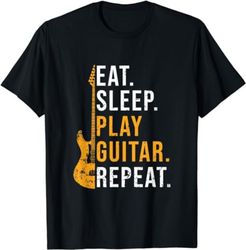 Cool Guitar Silhouette Paintbrush Art Icons Slogan   T-Shirt, Sweatshirt, Hoodie - 43163