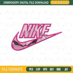 Nike Design Anime Embroidery Png