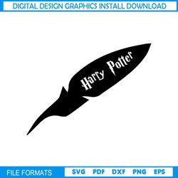 Harry Potter Feather Quill Pen Logo SVG Vector