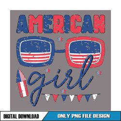 American Girl 4th Of July Day Celebrating SVG