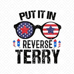 Put it in reverse terry svg