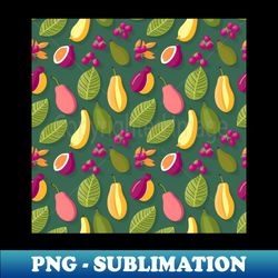 Tropical Fruit Pattern - Modern Sublimation PNG File - Unleash Your Creativity
