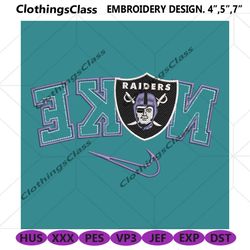 Las Vegas Raiders Reverse Nike Embroidery Design Download File