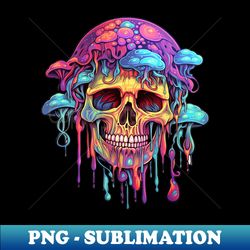 Mushroom Skull Candle - Trendy Sublimation Digital Download - Unleash Your Creativity