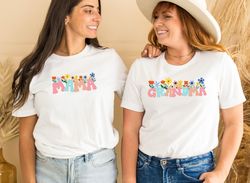 Mama Nana Auntie Grandma Mimi  Shirt, Baby Announcement Gift, Family Shirt, Gift for Auntie, Nana Gift, Gift For Mama, M