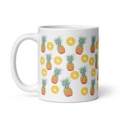 Pineapple Mug Pineapple Lover Gift Tropical Fruit Welcome Gift Thank You  Fruit Lover Gift Coffee, T