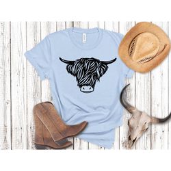 Highland Cow Shirt, Cow Shirt, Highland Cow, Western Shirt, Cow Gifts For Her, Cowgirl Shirt, Howdy Shirt, Cowboy Shirt,