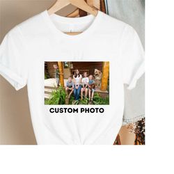 Custom Photo Shirts,Custom Family Photo Shirts,Custom School Photo Shirts, Custom Graduation Photo Tshirts,Custom Photo