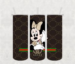 Mickey minine Gucci Tumbler PNG, Gucci Tumbler Logo brand Design, Design 20oz Skinny Tumbler PNG, PNG file(4)