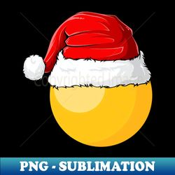 Xmas Table Tennis Ball Santa Hat Christmas Ping Pong - Stylish Sublimation Digital Download - Revolutionize Your Designs