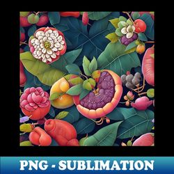 Fruit Pattern - PNG Transparent Digital Download File for Sublimation - Unlock Vibrant Sublimation Designs