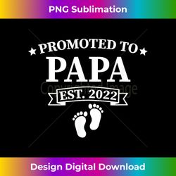 Promoted to Papa est. 2022, baby announcement gift - Bohemian Sublimation Digital Download - Reimagine Your Sublimation Pieces