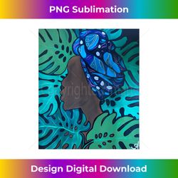 Plant Mom, Black Woman, Head Wrap, Monstera - Chic Sublimation Digital Download - Immerse in Creativity with Every Design