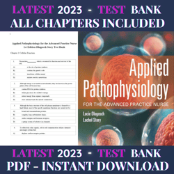 Test Bank Applied Pathophysiology for the Advanced Practice Nurse 1st Edition by Lucie Dlugasch Latest 2023 | AllChapter