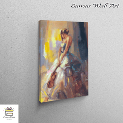 Large Wall Art, Personalized Gift For Him, Woman Canvas, Modern Canvas Canvas, Woman Canvas, Girl Room Wall Art, Framed