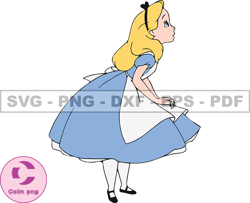 Alice in Wonderland Svg, Alice Svg, Cartoon Customs SVG, EPS, PNG, DXF 48