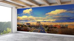 City Landscape Paper Art, Cityscape Wall Art, City Wall Paper, Sky Landscape Art, Patterns And How To, View Paper Craft,