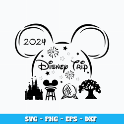 Quotes svg, Disney trip 2024 mickey Svg, mickey head svg, Logo Brand svg, cartoon svg, logo design svg, Instant download