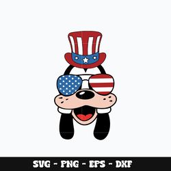 Mickey goofy america Svg, Mickey svg, Disney svg, Svg design, cartoon svg, Instant download.