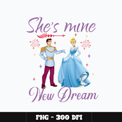 Princess Cinderella new dream Png, Disney princess Png, Disney Png, cartoon Png, Digital file png, Instant download.
