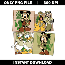 Disney Animal Kingdom png, Mickey Safari png, Disney vacation png, logo design png, Digital file, Instant download.