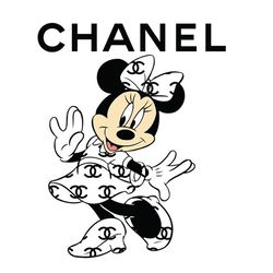 Chanel Minnie disney Fashion Svg, Minnie Chanel Logo Svg, Chanel Logo Svg, Fashion Logo Svg,