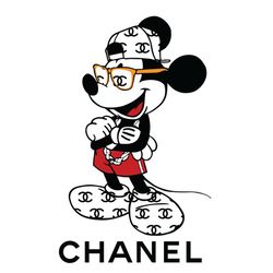 Chanel Mickey disney Fashion Svg, Mickey Chanel Logo Svg files