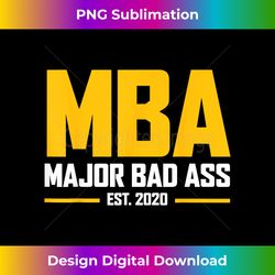 MBA Graduation Gifts for Him Master Degree Graduate - Edgy Sublimation Digital File - Chic, Bold, and Uncompromising