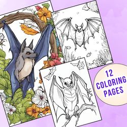 12 Bewitching Bat Coloring Pages That Will Make Your Child's Day