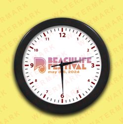 BEACHLIFE FESTIVAL 2024 Wall Clocks