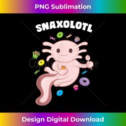 Snaxolotl Mexican Walking Fish Kawaii Axolotl Food Snacks - Futuristic PNG Sublimation File - Pioneer New Aesthetic Frontiers