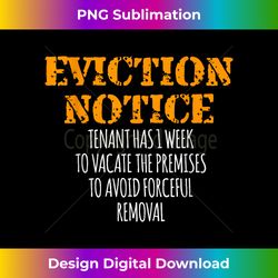 EVICTION NOTICE Funny Pregnancy Baby Announcement Gift - Eco-Friendly Sublimation PNG Download - Channel Your Creative Rebel