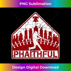 Philadelphia City Phaithful Philly Fan Baseball Home Plate - Bohemian Sublimation Digital Download - Infuse Everyday with a Celebratory Spirit