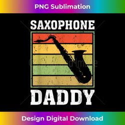 Retro Vintage Saxophone Music Graphic Saxophone Daddy - Minimalist Sublimation Digital File - Animate Your Creative Concepts