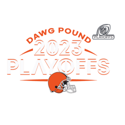 Cleveland Browns 2023 Nfl Playoffs SVG
