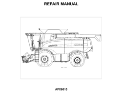 CASE Combine Harvester IH AFX-8010 repair Manual Computer PDF