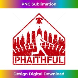 Philadelphia City Phaithful Philly Fan Baseball Home Plate - Urban Sublimation PNG Design - Rapidly Innovate Your Artistic Vision
