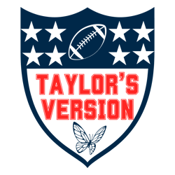 Taylors Version Butterfly Football SVG