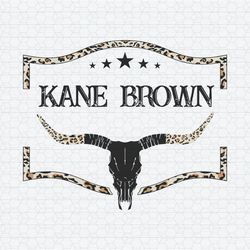Kane Brown Cow Skull Country Music Concert SVG