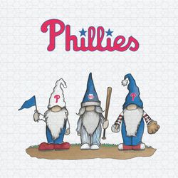 Philadelphia Phillies Gnomes Baseball PNG