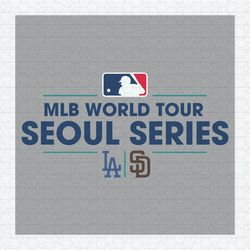 2024 Mlb World Tour Seoul Series Padres Vs Dodgers SVG