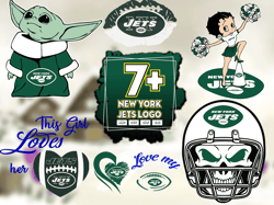 7 New York Jets Logo Svg Bundle, Jets Logo Svg, NFL Lovers Svg