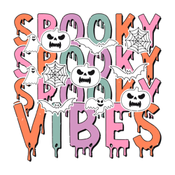 Retro Spooky Vibes SVG Halloween Spooky Season SVG