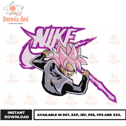 Anime Nike Logo, Anime Embroidery, Nike Anime, Nike Logo Anime Japan,Embroidery design - Download File 971