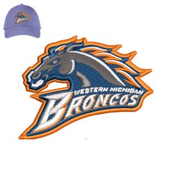 Broncos horse 3d puff Embroidery logo for Cap ,logo Embroidery, Embroidery design, logo Nike Embroidery