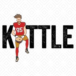 George Kittle 85 San Francisco 49ers Football Player SVG,NFL, NFL svg, NFL Football,Super bowl svg, Superbowl